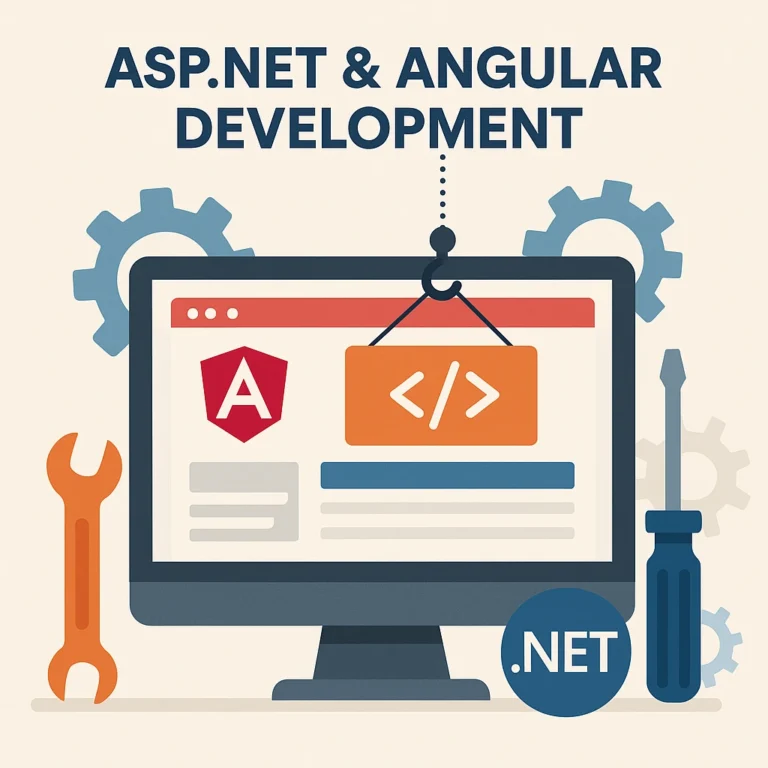 asp.net and angular development